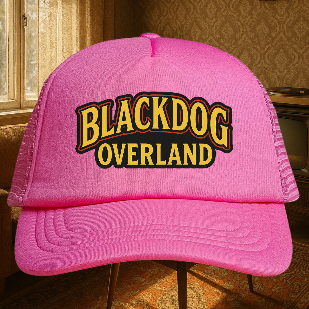 👉"BLACKDOG" VINTAGE VIBES HAT Foam Trucker🔥