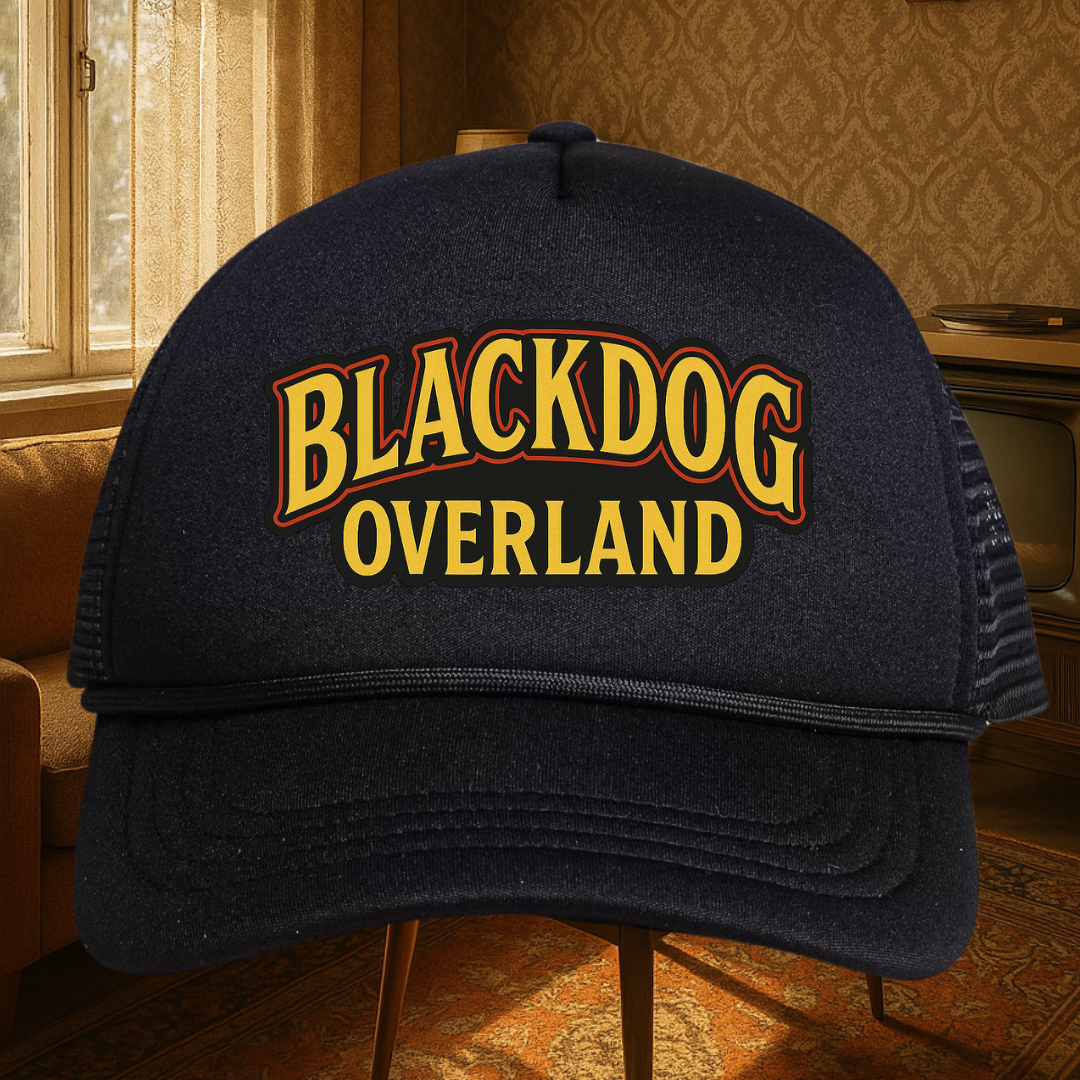 👉"BLACKDOG" VINTAGE VIBES HAT Foam Trucker🔥