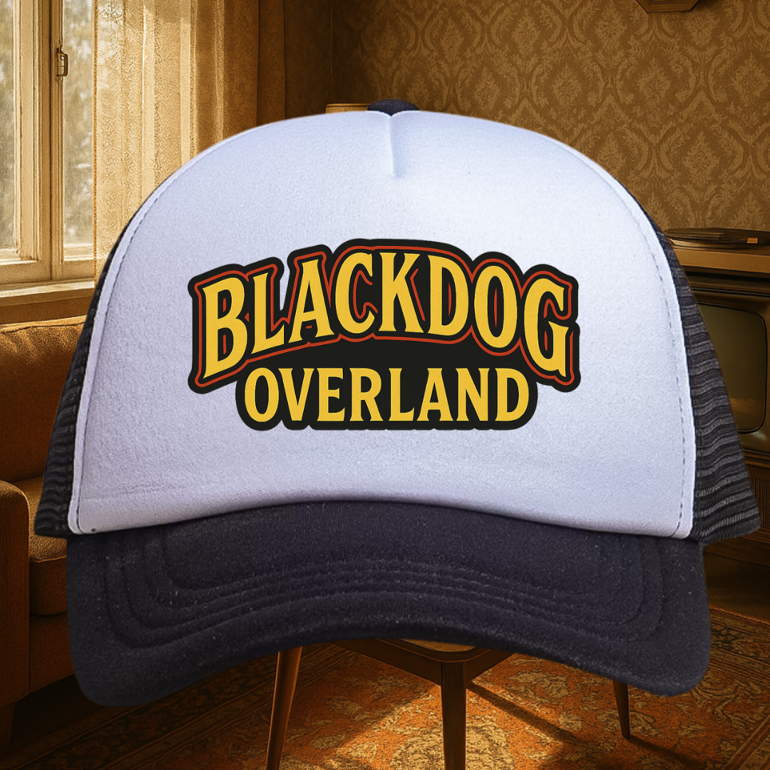 👉"BLACKDOG" VINTAGE VIBES HAT Foam Trucker🔥