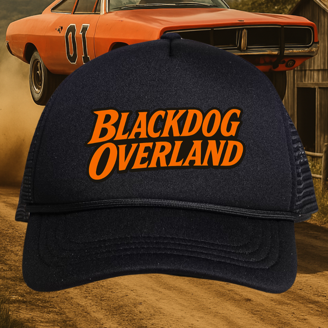 👉"BLACKDOG" HAZARD COUNTY HAT Foam Trucker🔥