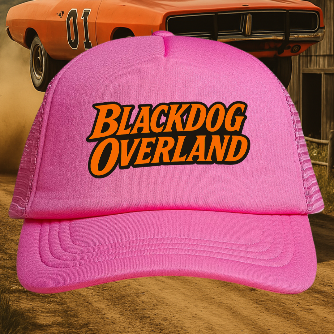 👉"BLACKDOG" HAZARD COUNTY HAT Foam Trucker🔥