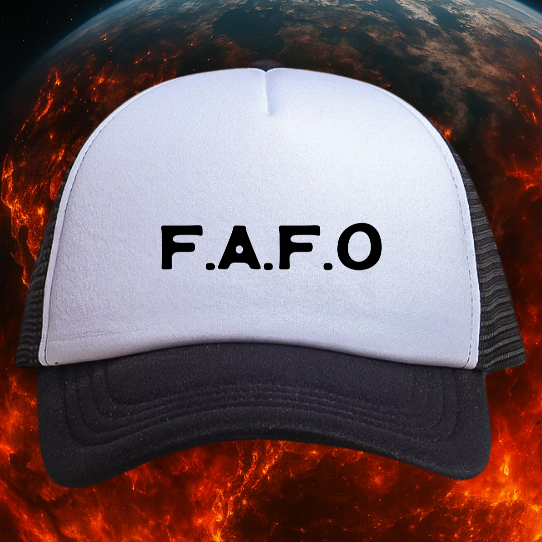 👉"F*CK AROUND FIND OUT" HAT Foam Trucker🔥