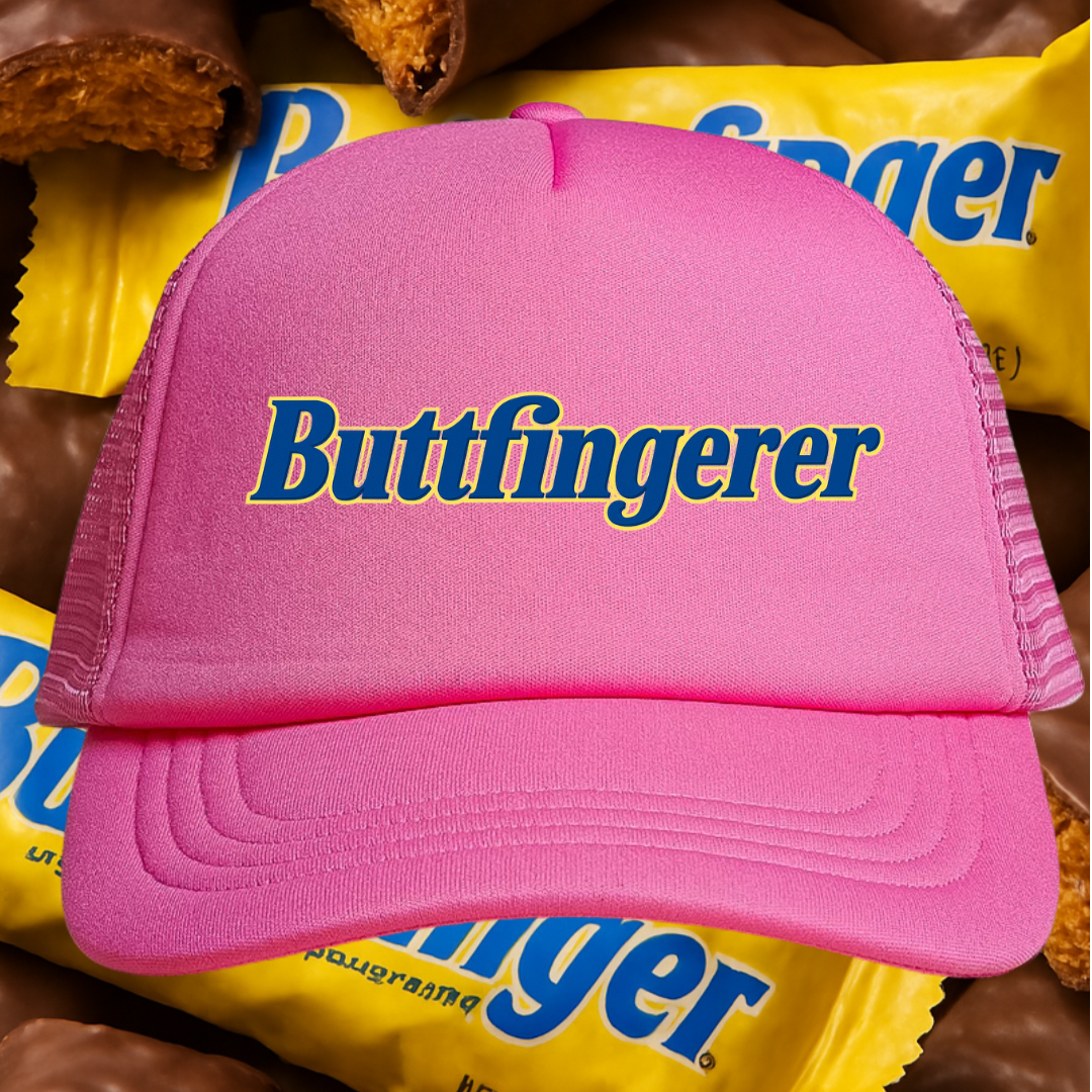 👉"BUTTFINGERER" HAT Foam Trucker🔥